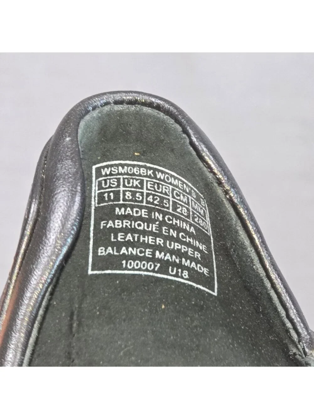 Aravon Womens 11 Mary Jane Wedge Heel Black Comfort Adjustable Strap - Picture 10 of 10